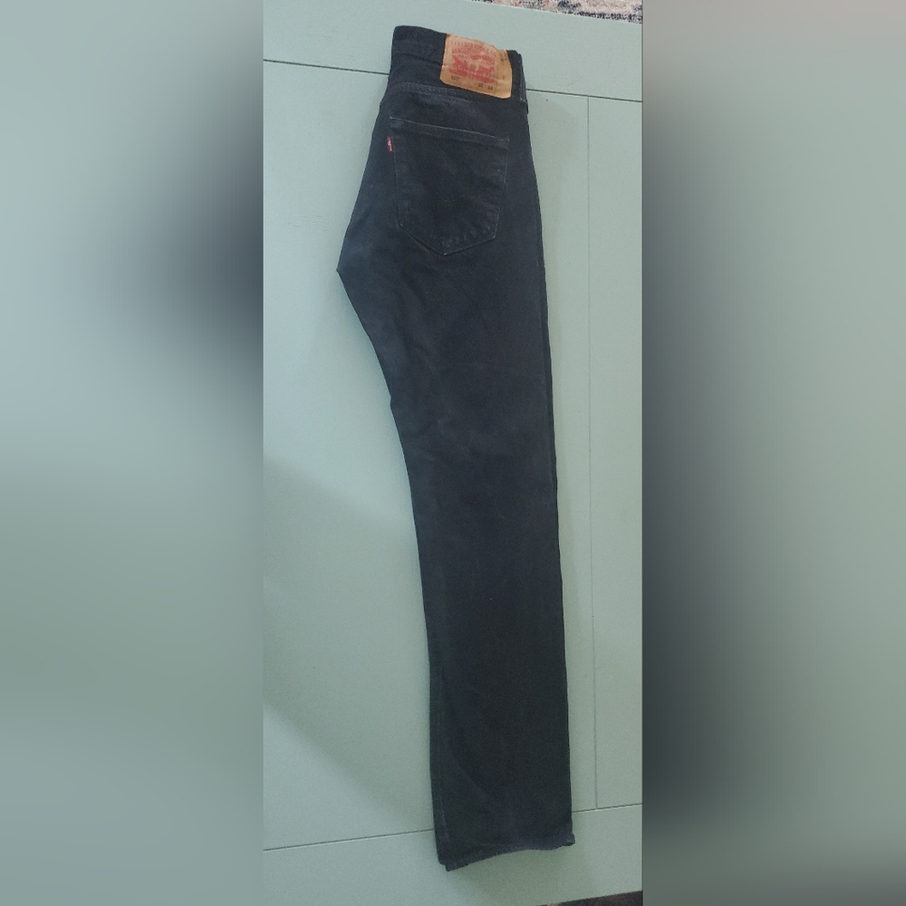 Levi's Men's Black Denim Skinny Jeans